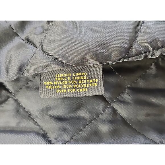 Cole Haan City Lambskin Leather Car Coat Men's Small Black Removable Lining EUC - Picture 12 of 16